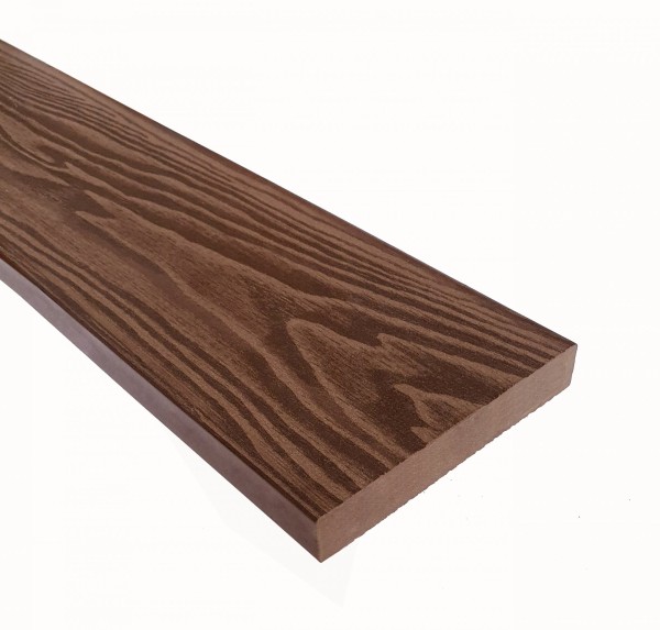 Террасная доска из ДПК Terrapol Смарт 3D Полнотелая без паза Орех Милано купить в Наволоках