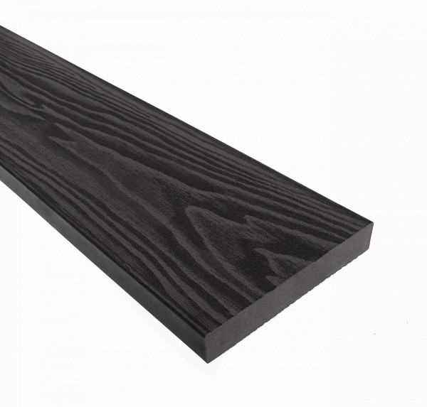 Террасная доска из ДПК Terrapol Смарт 3D Полнотелая без паза Черное дерево купить в Наволоках