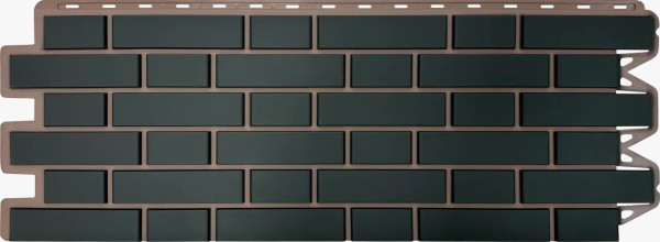 Фасадная панель Альта-Профиль, Кирпич Клинкерный, Графит купить в Наволоках