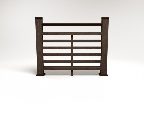 Ограждение из ДПК FG4 венге купить в Наволоках