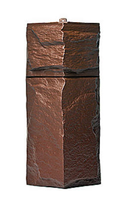 Угол T-Сайдинг-ЭКО-1 Гранит Леон - Браун купить в Наволоках