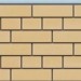 Термопанели Доломит Кирпич 40 мм Жёлтый купить в Наволоках