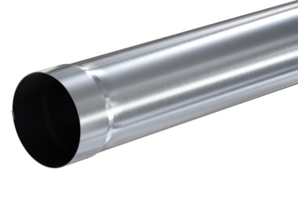 Водосток Aquasistem, Система 125x90 - Соединительная труба 1 метр оцинковка купить в Наволоках