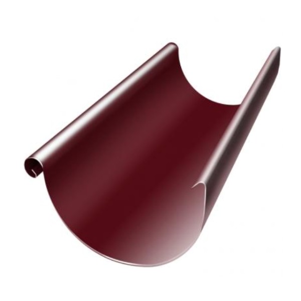 Водосток Grand Line 125x90 – Полукруглый желоб 3 метра RAL 3005 купить в Наволоках