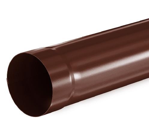 Водосток Aquasistem, система 150/100 - Труба водосточная 3.00м RAL 8017 Коричневый купить в Наволоках