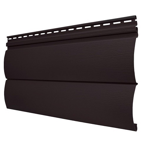 Акриловый Сайдинг Tecos - Оцилиндрованный брус двойной (под бревно), Арабика купить в Наволоках