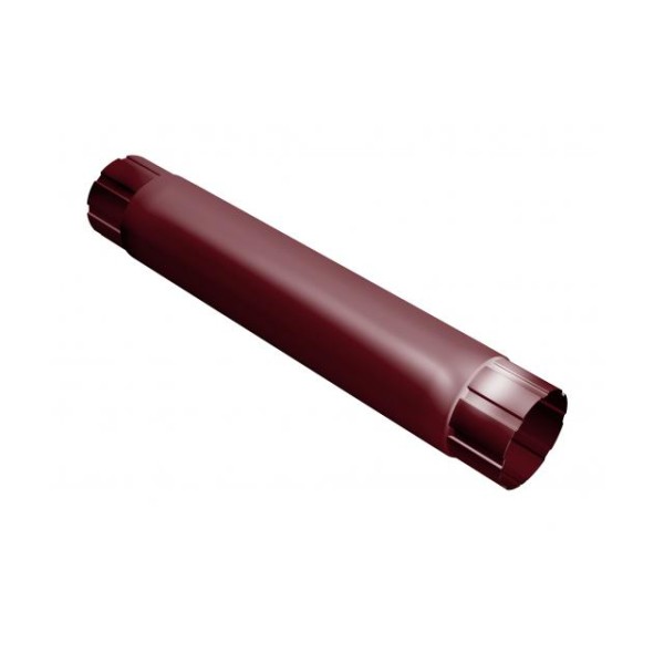 Водосток Grand Line 125x90 –Труба соединительная 1 метр RAL 3005 купить в Наволоках