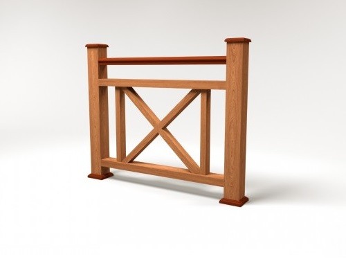 Ограждение из ДПК FG2 терракот купить в Наволоках