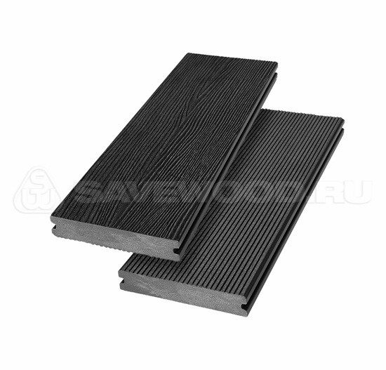 Террасная доска SW Abies (R) - радиальный распил Черный купить в Наволоках