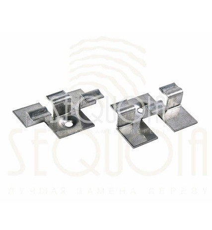 Кляймер рядный для доски террасной SEQUOIA купить в Наволоках