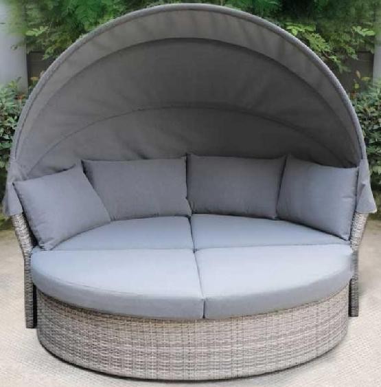 Диван-Трансформер AFINA плетеный из иск. ротанга AFM-325G Grey купить в Наволоках
