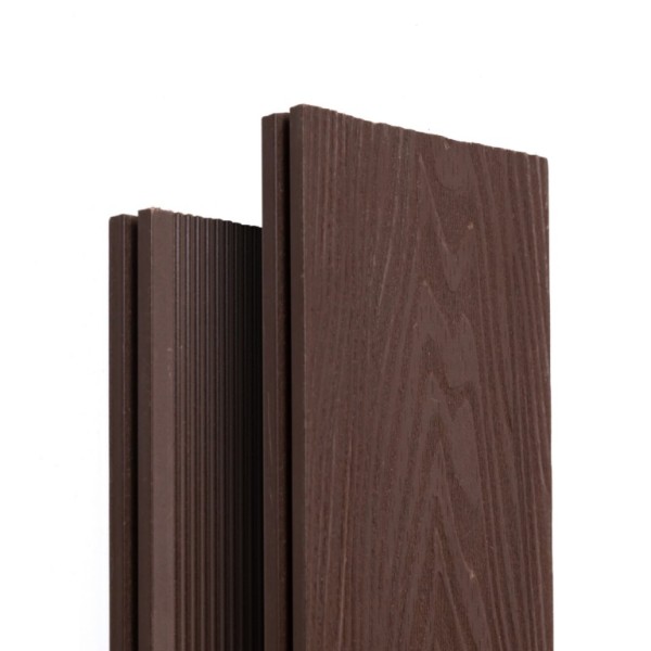 Террасная доска Ecodecking Экстра 3D полнотелая Венге купить в Наволоках