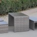 Диван-Трансформер AFINA плетеный из иск. ротанга S330G-W78 Grey купить в Наволоках