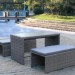 Диван-Трансформер AFINA плетеный из иск. ротанга S330G-W78 Grey купить в Наволоках