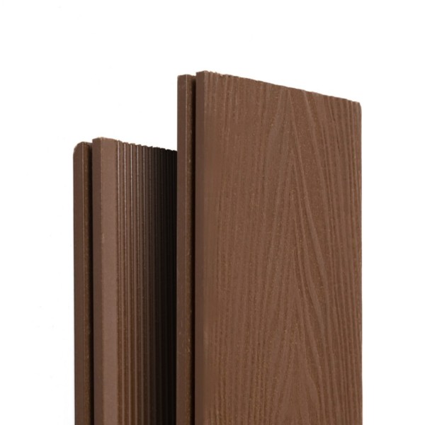 Террасная доска Ecodecking Экстра 3D полнотелая Шоколад купить в Наволоках