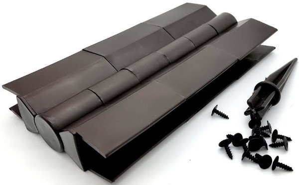 Угловой элемент поворотный, пластиковый от 60° до 300° для доски 225х30 мм из ДПК Чёрный Holzhof купить в Наволоках