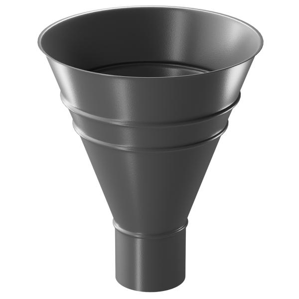 Воронка водосборная Döcke STAL PREMIUM, Графит купить в Наволоках