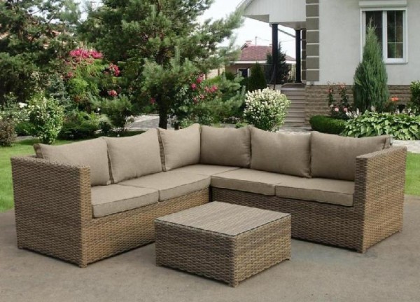 Комплект мебели AFINA плетеной из иск. ротанга YR825B Beige купить в Наволоках