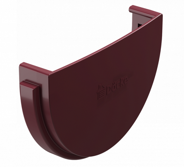 Заглушка желоба ПВХ Docke STANDART красный купить в Наволоках