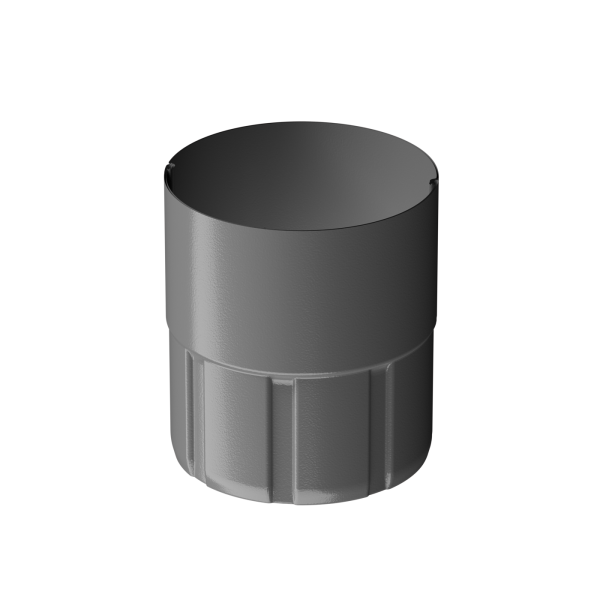 Муфта соединительная для водостока Döcke STAL PREMIUM, Графит купить в Наволоках
