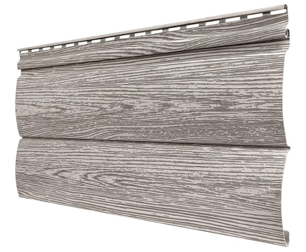 Виниловый сайдинг tecos, серия lux - оцилиндрованный брус двойной, - алтайская берёза купить в Наволоках