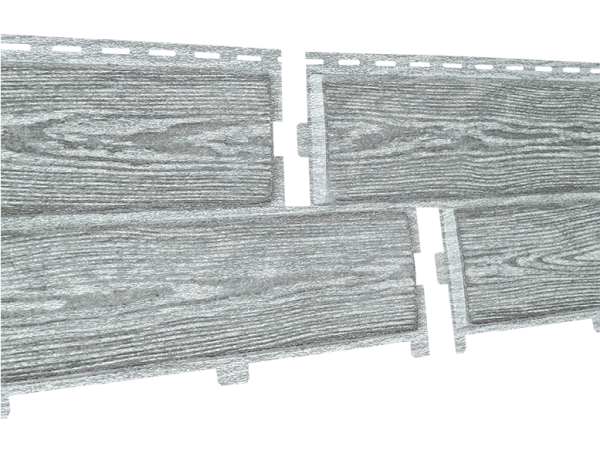 Фасадная панель Ю-пласт Хокла Винтаж Пепел купить в Наволоках