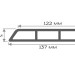Доска Ромбус 3D ДПК Outdoor STORM GREY серая микс купить в Наволоках