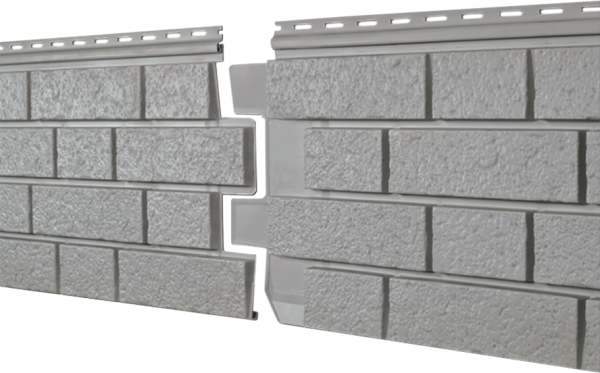 Фасадная панель Ю-пласт Стоун Хаус S-Lock Клинкер Нордик дым купить в Наволоках