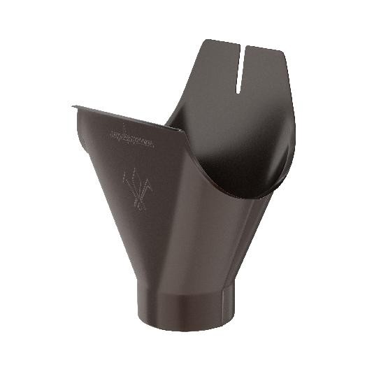 Водосток Aquasistem, система 150/100 - Воронка желоба RR 32 Тёмно-Коричневый купить в Наволоках