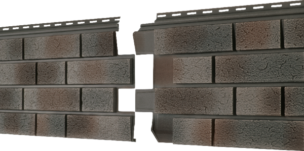 Фасадная панель Ю-пласт Стоун Хаус S-Lock Клинкер Нордик пепел купить в Наволоках