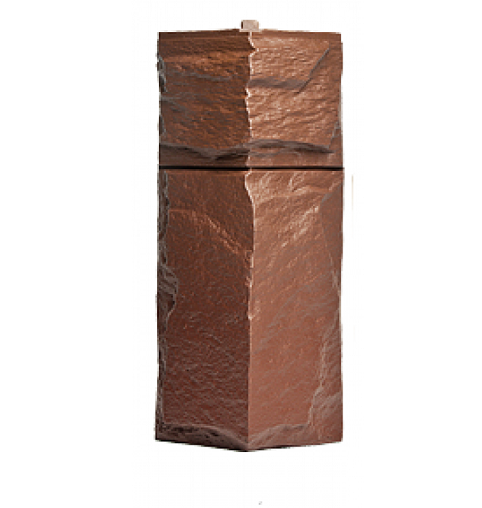 Угол T-Сайдинг-Гранит Леон Коричневый купить в Наволоках