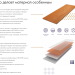 Фибросайдинг DECOVER 3600 x 190 x 8 мм Caramel купить в Наволоках