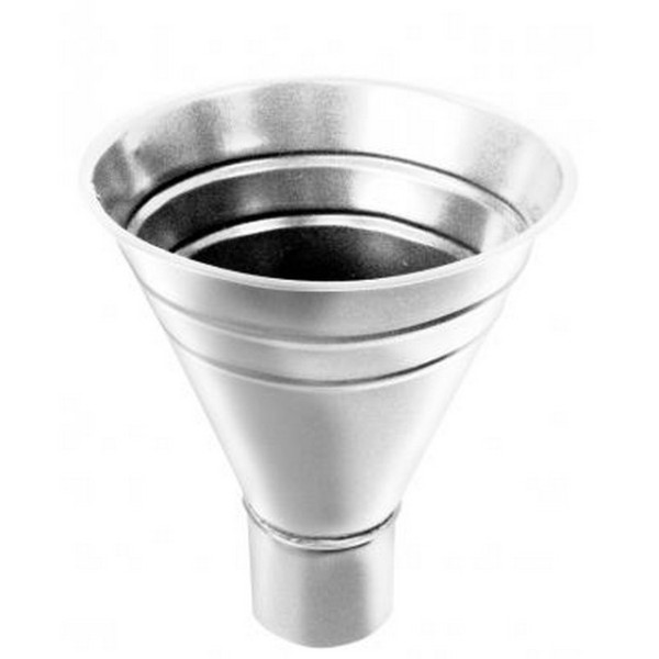 Водосток Grand Line 125x90 – Воронка водосборная RAL 9003 купить в Наволоках