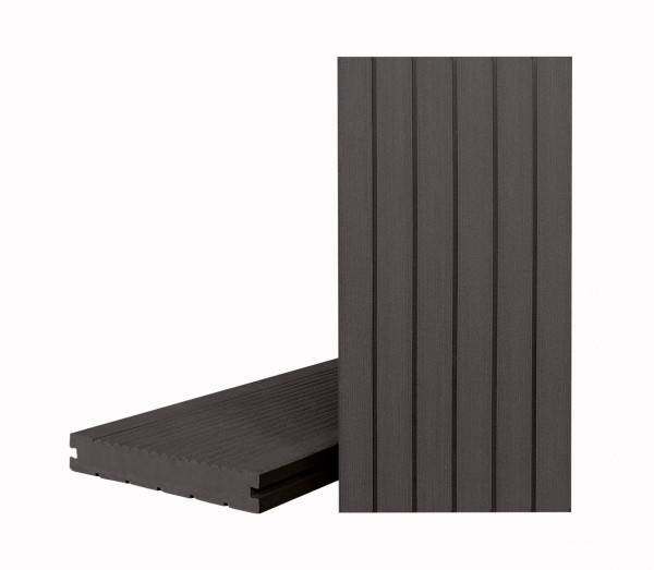 Террасная доска Классик Чёрное дерево (полнотелая с пазом) купить в Наволоках