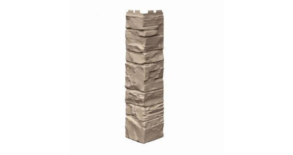 Угол наружный VOX Solid Stone Lazio камень светлая глина купить в Наволоках