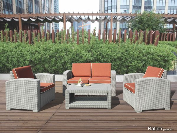 Уличные диваны и кресла коллекции Rattan Premium 4 купить в Наволоках