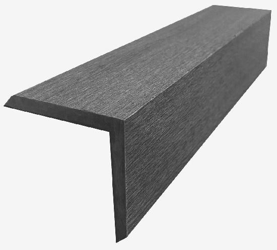 Декоративный угол 50×50 графит купить в Наволоках