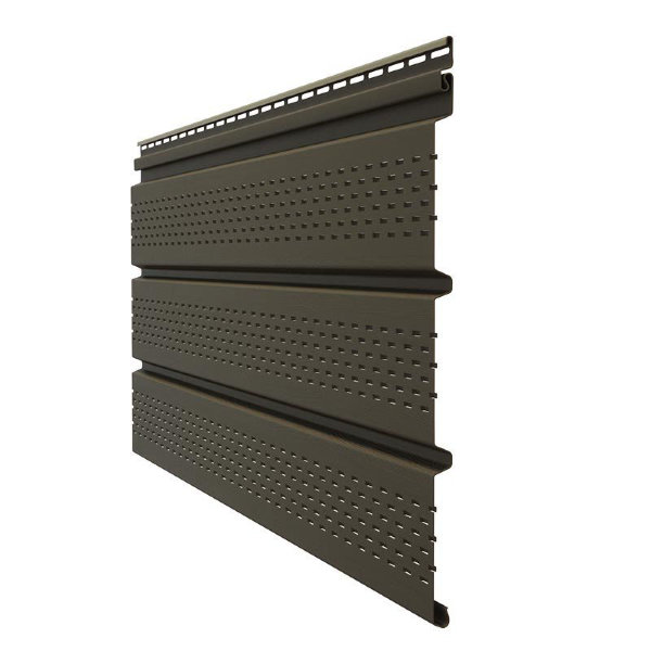 Софит перфорированный коричневый купить в Наволоках