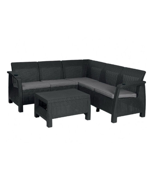 Угловой диван  Yalta Corner Set (столик в комплект не входит) купить в Наволоках