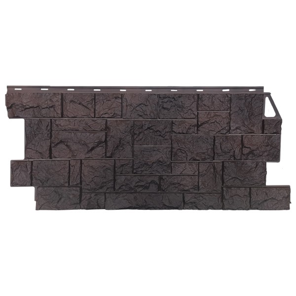 Фасадная панель FineBer, Камень Дикий, Коричневый купить в Наволоках