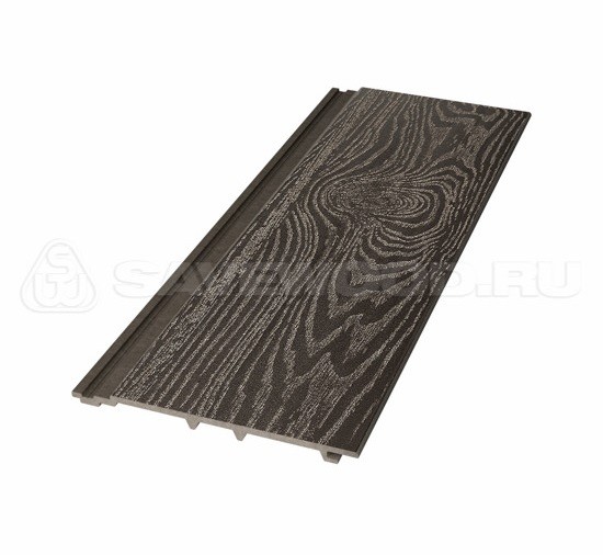 Сайдинг из дпк savewood sw-cedrus тангенциальный распил темно-коричневый купить в Наволоках