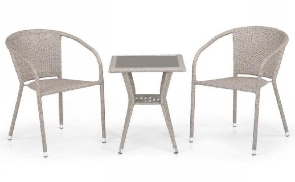 Комплект плетеной мебели AFINA из иск. ротанга T25C/Y137C-W85 Latte 2Pcs купить в Наволоках