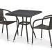 Комплект плетеной мебели AFINA из иск. ротанга T282BNT/Y137C-W53 Brown 2Pcs купить в Наволоках