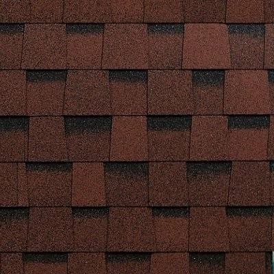 Двухслойная ламинированная черепица Shinglas, серия Фазенда – Красный купить в Наволоках