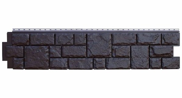 Фасадная панель GL "Я-Фасад" Екатерининский камень, уголь купить в Наволоках