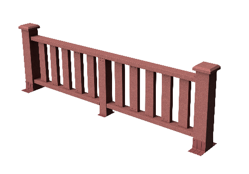 Ограждения декоративное ДПК GRINDERDECO  Эрес мербау купить в Наволоках