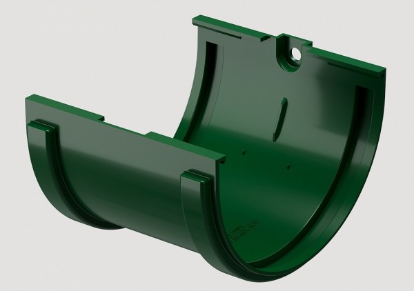 Соединитель желобов ПВХ Docke STANDART зеленый купить в Наволоках