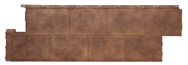 Фасадная панель T-Сайдинг Ладога ЭКО-2 - ОРЕХ купить в Наволоках