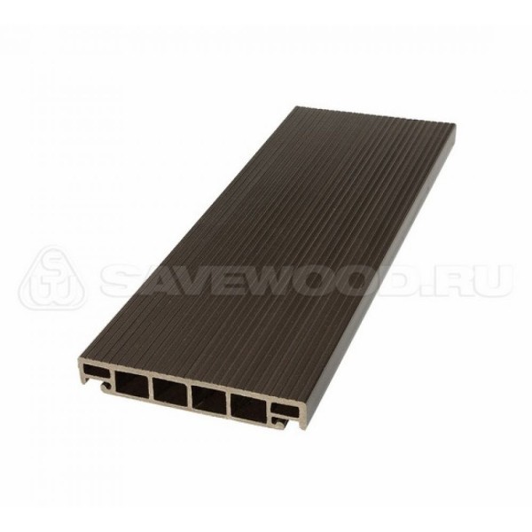 Террасная доска из ДПК SW-Salix «SaveWood» темно-коричневый купить в Наволоках