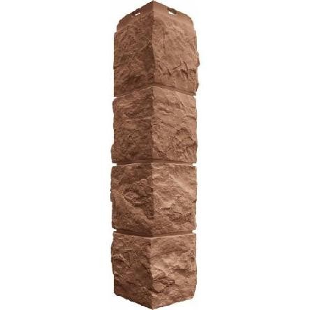 Угол наружный Альта-Профиль Туф ЭКО Терракотовый купить в Наволоках